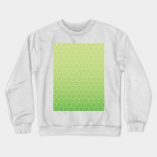 Green honeycomb Crewneck Sweatshirt